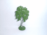 Plant, Tree Flat Birch Painted with Hollow Base