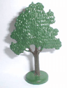 Plant, Tree Flat Fruit Painted with Hollow Base
