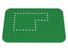Baseplate 14 x 20 with Rounded Corners and Set 355 Dots Pattern