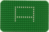 Baseplate 16 x 24 with Rounded Corners and Set 344 Dots Pattern
