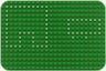 Baseplate 16 x 24 with Rounded Corners and Set 362/550 Dots Pattern