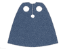 Minifigure Cape Cloth, Standard - Spongy Stretchable Fabric - 3.9cm Height