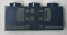 Brick 1 x 3 with Latches and Belt Pattern (Rocket)