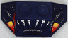Wedge 2 x 4 Triple with Angler Fish Face Pattern