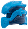 Minifigure, Headgear Ninjago Wrap Type 10 with Molded Dark Azure Armor, Wraps and Knot Pattern