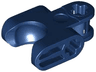 Technic, Axle Connector 2 x 3 with Ball Joint Socket - Closed Sides, Straight Forks with Closed Axle Holes