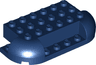 Brick, Round 4 x 8 x 1 1/3 with 2 Curved Corners, 1 x 4 Cutout on Side, 2 x 1 Cutouts on Ends
