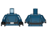 Torso SW First Order Officer Female Pattern 2 / Dark Blue Arms / Black Hands