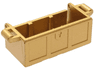 Container, Treasure Chest Bottom with Slots in Back