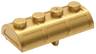Container, Treasure Chest Lid Curved with Thick Hinge