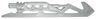 Bionicle Weapon Ice Skate / Ice Blade Half