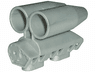 Technic Engine Tuneable, Block with Two Round Air Scoops (for part 2133)