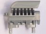 Technic Engine Tuneable, Block with Trapezoidal Air Scoop with 2 Fixed Rotatable Pins (for part 2133)