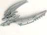 Bionicle Weapon Double Curved Blade (Mata Nui Scarab Shield Half)