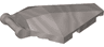 Windscreen 6 x 4 x 1 Hexagonal with Bar Handle
