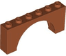 Arch 1 x 6 x 2 - Medium Thick Top without Reinforced Underside