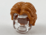 Minifigure, Hair Short Wavy with Center Part