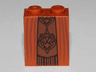 Slope 65 2 x 2 x 2 with Bottom Tube with Minifigure Dress / Skirt / Robe, SW Neimoidian Viceroy Pattern