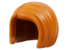 Minifigure, Hair Female Mid-Length, Parted on Right
