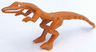 Dinosaur Mutant Lizard with Bright Light Orange Specks on Back Pattern