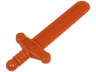 Minifigure, Weapon Sword, Shortsword Elaborate Hilt