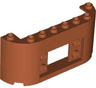 Panel 2 x 8 x 3 with 2 x 2 Cutout with 2 Studs on Each Side