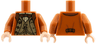 Torso Harry Potter Suit over Dark Tan Vest and White Shirt with Reddish Brown Bow Tie Pattern / Dark Orange Arms / Light Nougat Hands