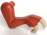 Dinosaur Leg Small (Front) Tyrannosaurus rex with Tan Claws Pattern - Right
