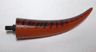 Dinosaur Tail Tyrannosaurus rex / Brachiosaurus with Black Rotation Joint Pin and Dark Red Top with Dark Brown Stripes Pattern
