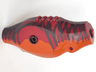 Dinosaur Body Tyrannosaurus rex with Dark Red Top with Dark Brown Stripes Pattern