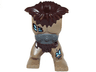 Body Giant, Mammoth with 3 Studs and Reddish Brown Mane Pattern