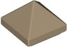 Slope 45 1 x 1 x 2/3 Quadruple Convex Pyramid
