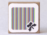 Tile 2 x 2 with Super Mario Scanner Code Hammer Turntable Pattern (Sticker) - Set 71363