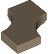Tile, Modified 2 x 2 with 2 1 x 1 Curved Cutouts (Double Arrow)