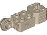 Technic, Brick Modified 2 x 2 with Axle Hole, Rotation Joint Ball Half Vertical, and Fist