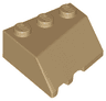 Wedge 3 x 3 Sloped Right
