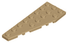 Wedge, Plate 8 x 3 Pentagonal Left
