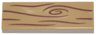 Tile 1 x 3 with Wood Grain Pattern