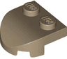 Brick, Round 2 x 2 x 2/3 Half Circle Extended with 2 Studs and Curved Top