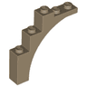 Arch 1 x 5 x 4 - Irregular Bow, Reinforced Underside