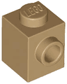 Brick, Modified 1 x 1 with Stud on Side