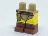 Hips and Yellow Legs with Reddish Brown Belt and Boots and Dark Tan Loincloth Pattern
