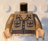 Torso Open Collar, 2 Pockets, Buttons, and Belt Pattern (Rene Belloq) / Dark Tan Arms / Light Nougat Hands