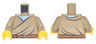 Torso Robe with Dark Orange Belt over Bright Light Blue Shirt Pattern / Dark Tan Arms / Yellow Hands
