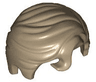Minifigure, Hair Swept Right with Front Curl