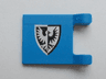 Flag 2 x 2 Square with Black Falcon Shield Bottom Pointed Pattern (Reissue)