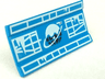 Vehicle, Spoiler / Plow Blade 6 x 3 with Hinge with Ice Planet and Mechanical Pattern