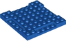 Brick, Modified 8 x 8 x 2/3 with 1 x 4 Indentations