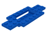 Vehicle, Base 4 x 10 x 2/3 with 2 x 4 Recessed Center with Smooth Underside