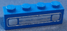 Brick 1 x 4 with Car Grille Chrome Pattern (Debossed Print)